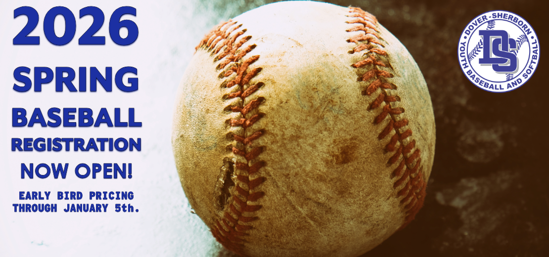 Baseball Registration Now Open!